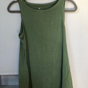 army green american eagle tank top